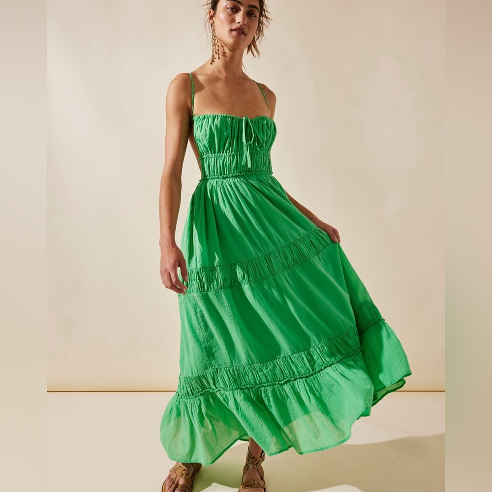 Free People Taking Sides Maxi Dress